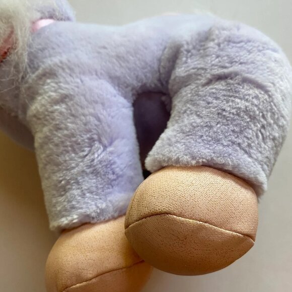 RARE 1990s Purple Pony Surprise Hasbro Plush Stuffed Animal 90s Girls Toy Collar - Picture 7 of 9